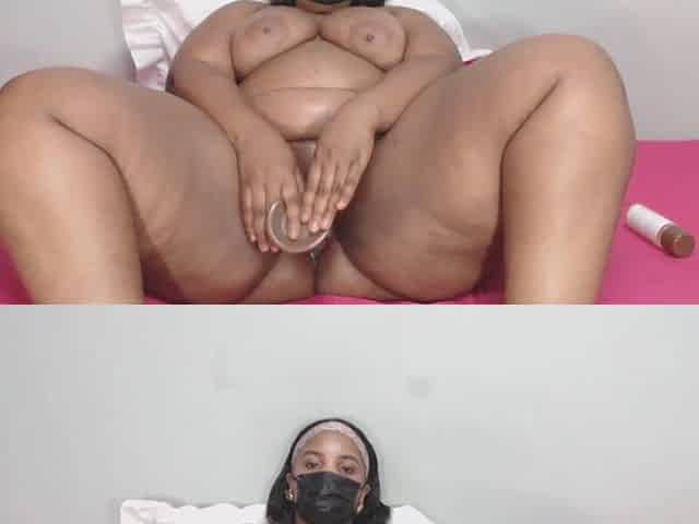 Thick Booty Ebony Butt Screwing Solo