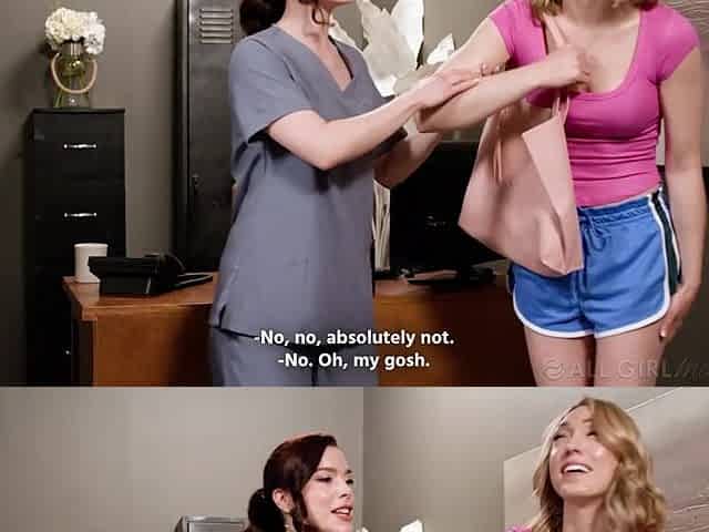 Sexy Gal Asks Her Masseuse Ally To Assist Her