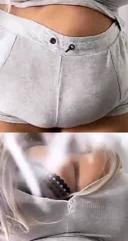 Great Big Boobs On Masturbating Redhead
