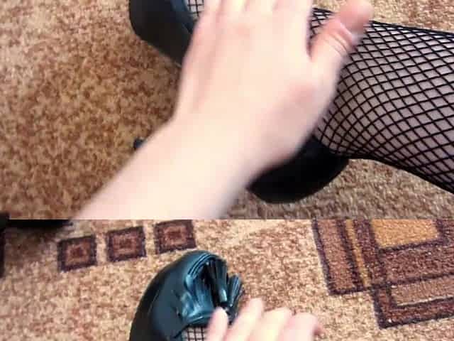 Fingering bushy vagina in pants to climax. POV. Homemade.