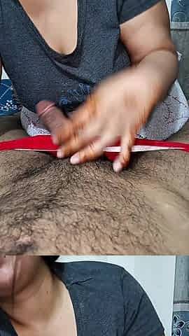 Desi Amateur MILF Bhabhi Deep Blowjob & Reverse Cowgirl Riding on Devar