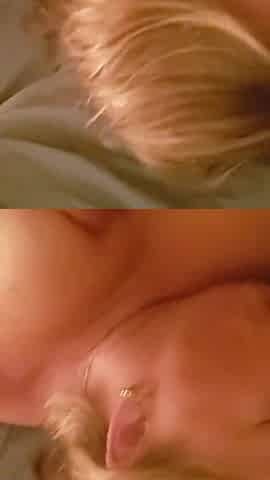 Sucking and Talking with BF While His Big Friend Fucks Me Good