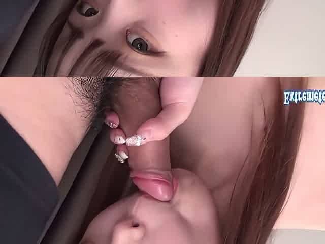 Cute Emi Does Threesome Uncensored Round Ass Rides Cowgirl Gets Piston Action