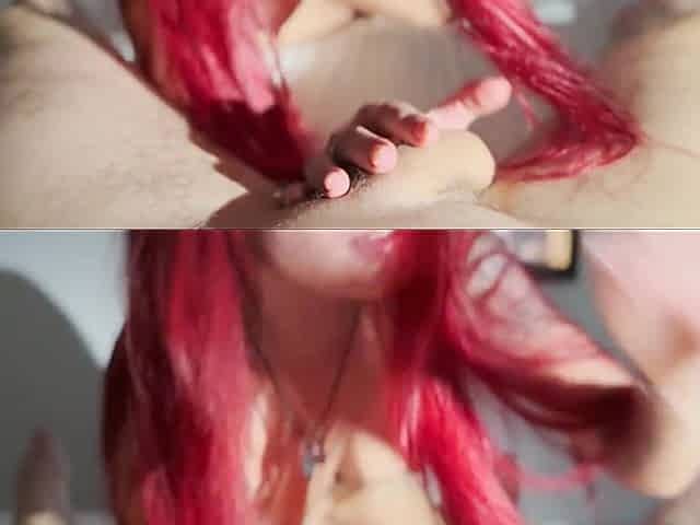 POV Blowjob with Hot Sensual Riding and Big Cum