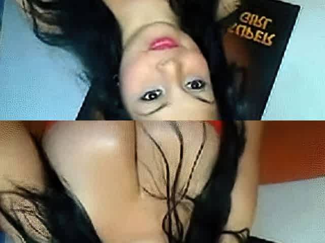 Big-Boobed Colombian BBW on Webcam