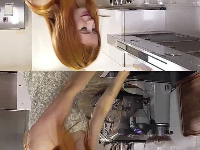 They got stuck in the kitchen and I helped 'em with my massive rod