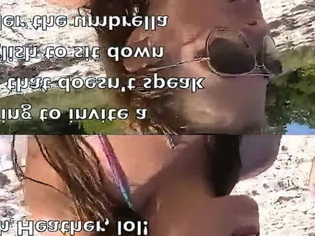 Spouse records her whilst the chaps masturbate his wife on the voyeuristic Nudist Beach