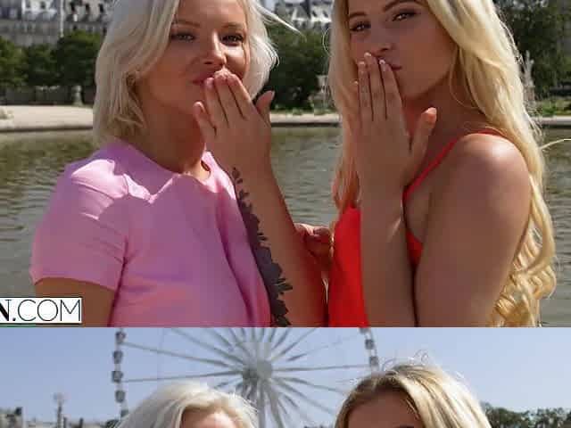 VIXEN Lilly has hawt 3some on her honeymoon with Zazzie