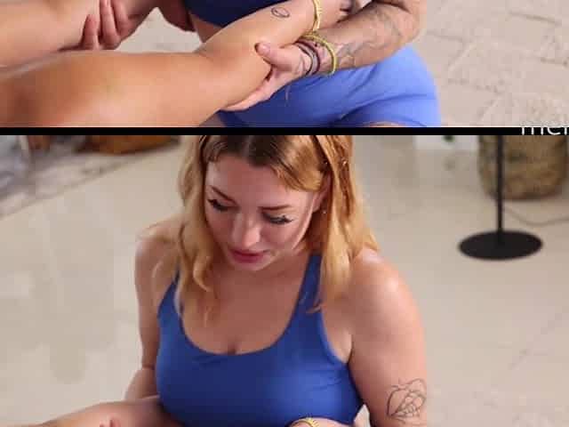 Meltube Amateur Lesbian Action: brunette on blonde - Lingerie