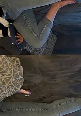 Masturbation While Watching Porn Multiple Orgasms Satisfyer Fingering Wet on Couch Solotime Time for Me