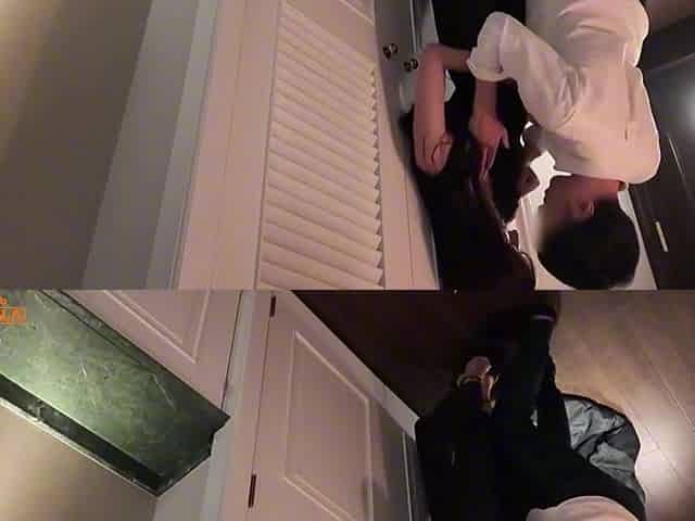 Standing Doggy Mirror Fuck in Elegant Bathroom