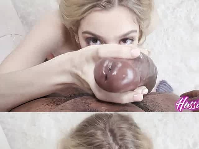 19 Year Old Blonde Takes 13 Inch Bbc - Molly Little