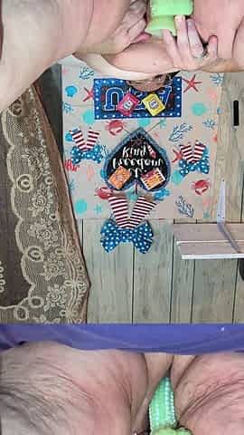 Labor Day Bash Fed Fat Whore Corn Now She's Farting