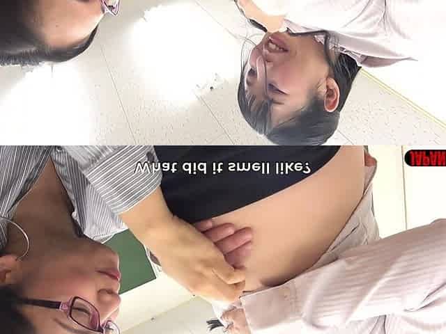 [en] Two Teachers, Two Stinky Bellybuttons, One Empty Classroom - Kaede Sakuma and Tsugumi Matsuzaka After-college.