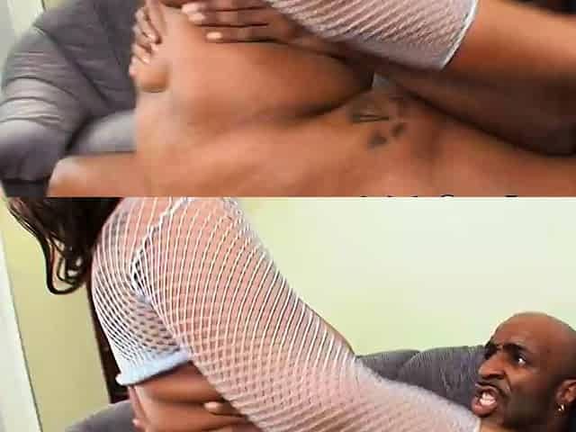Ebonied Big Butt Beauty Banged by Dark Dude's Dark Dick