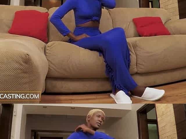 Ebony Amateur College Dropout Wearing Underware Banged By BWC Producer!