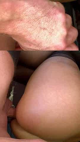 Amateur milf ass fucked on real homemade