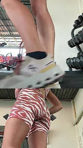 Stretching my petite redhead booty until it's gaping for your weenie