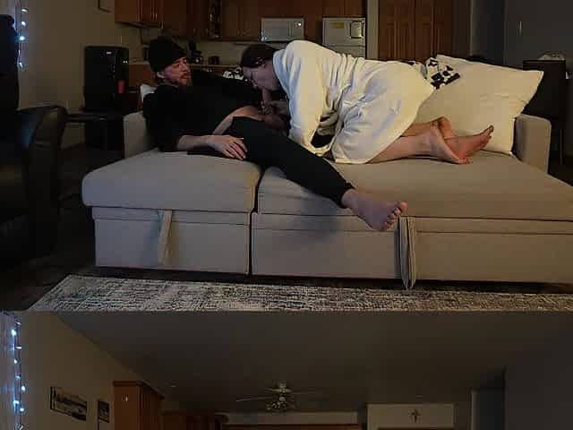 Wife Screwed on the Bed Trying to get Preggo