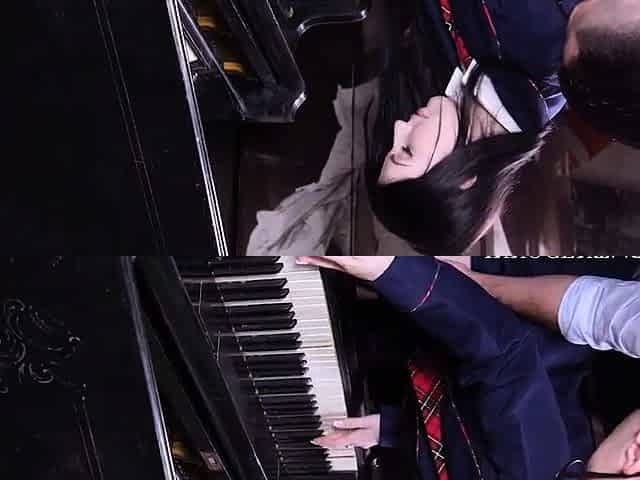 Hungarian teen schoolgirl fucks with piano teacher