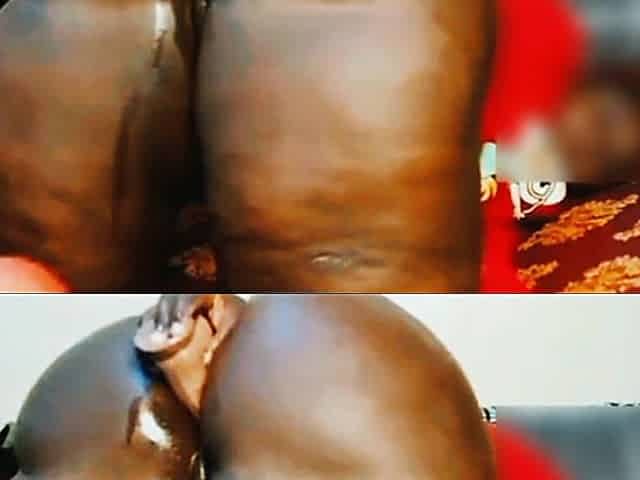 Big Black Ass SSBBW Anal Dildo Farts
