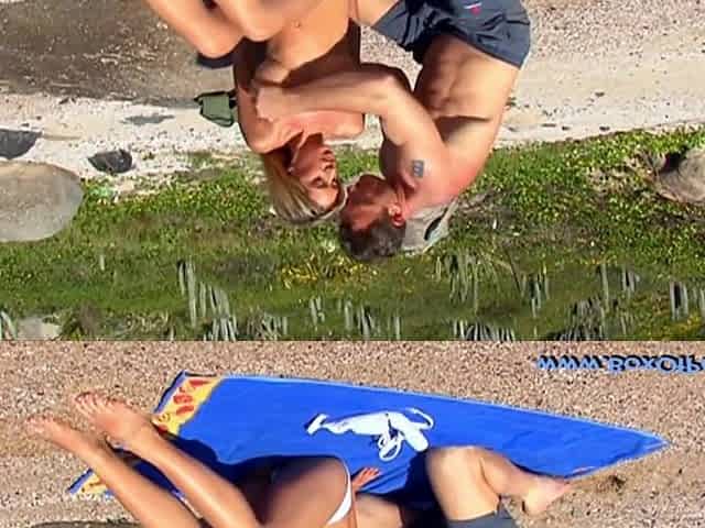 Super Hawt Body, Large Tit Lea Lazur Takes On three Ramrods In Hawt Beach double penetration 4Some!