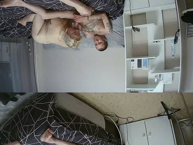 Mother-in-law Sucked My Dick and I Cum on Her Meaty Pussy