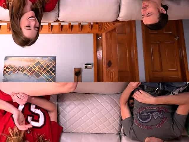 Bubble Butt Teen Step Daughter Takes Big Dick in Tight Anal