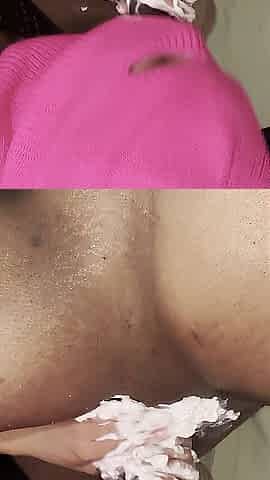 taut SNATCH GETS POUNDED & BUTT ATE WITH STRAWBERRIES & FROSTING