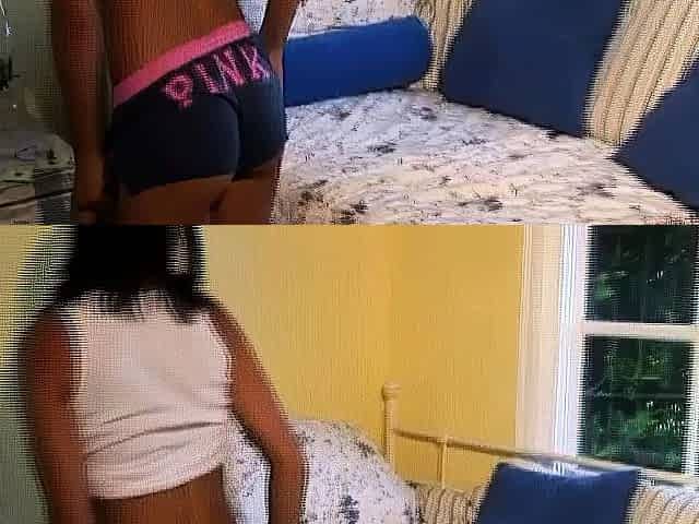 Stripped Down Tease And Hairy Pussy Fingering