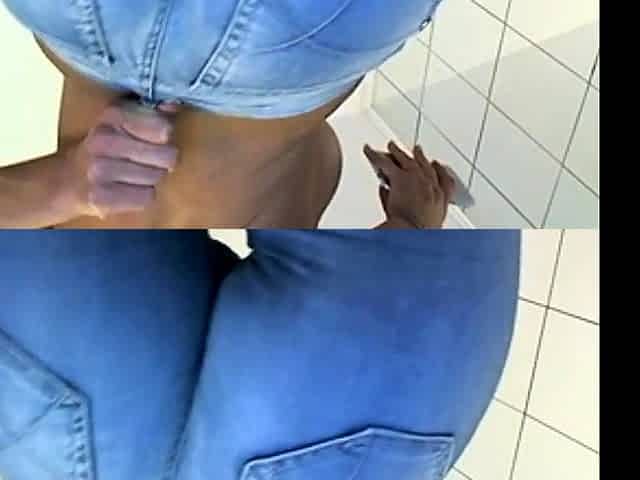 milf shows new jeans