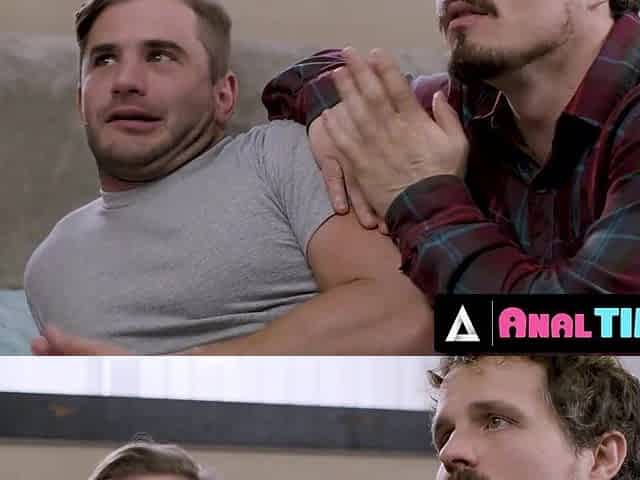 ANALTIME.XXX - Anal Gaping Threeway For Lustful Hoe Anna de VIlle!