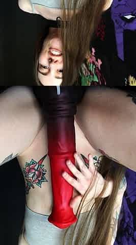 Stacked brunette goes solo toys and masturbation