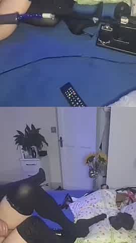When One Cock Is Not Enough so Horny Stepmom Use a Fucking Machine to Fuck Her Vagina with a Huge Dildo