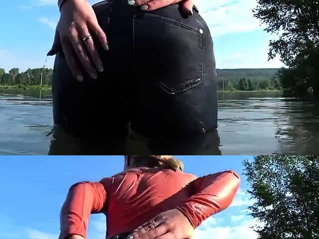 Kisankanna - Risky Public Swimming In Clothes