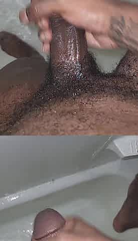 1023FEET jerkoff in stepsisters shower