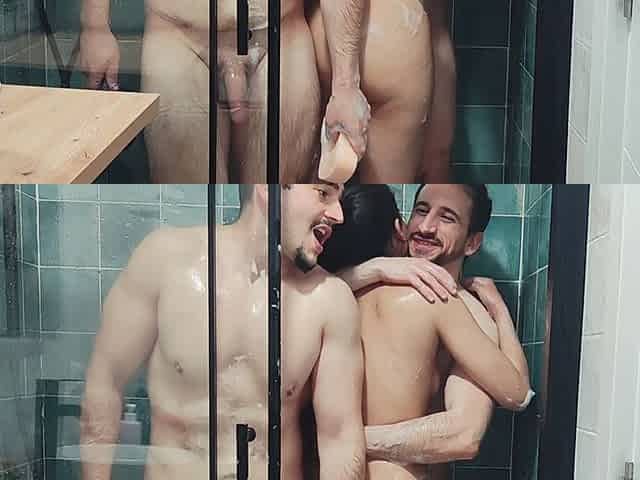 Bbg Frottage Fetish in the Shower Double Soap Massage BJ