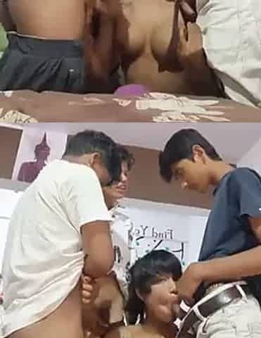 three frinds dick giving in gay's mouth