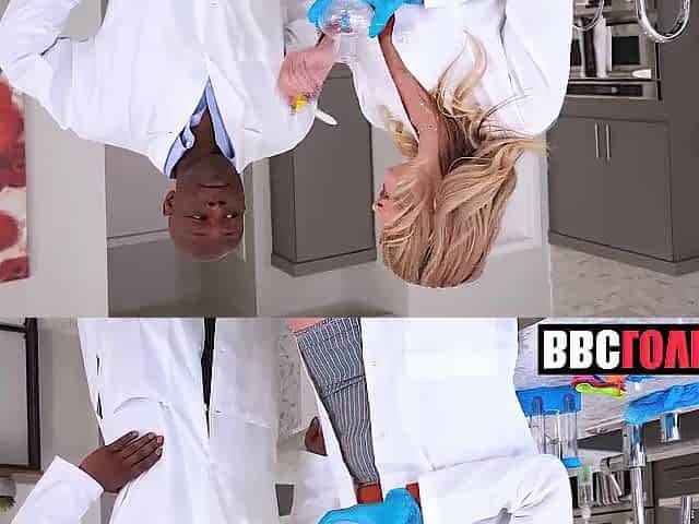 MILF Scientist Milks BBC Lab Partner Natalia Starr, Will Tile