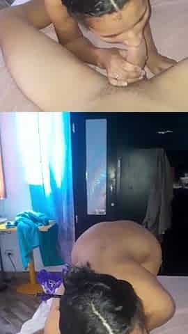 Unedited homemade movie scene, my stepsister sucks my rod indeed worthwhile.