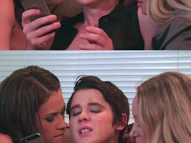 eighteen teen thressome
