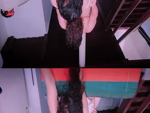hawt stepsister Mexican whore That babe walks around the abode bare