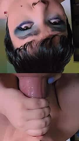 MILF Sucks a Realcock Dildo