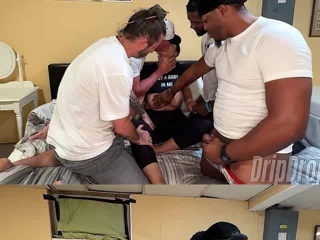 DRIPDROP - Samantha Bizarre Takes 4 Boyz' Loads as Hubby Tries to Get Her Preggo