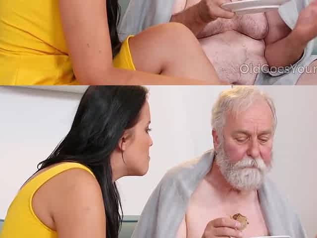 Juicy Brunette Jumps On A Wrinkled Dick Until Orgasm