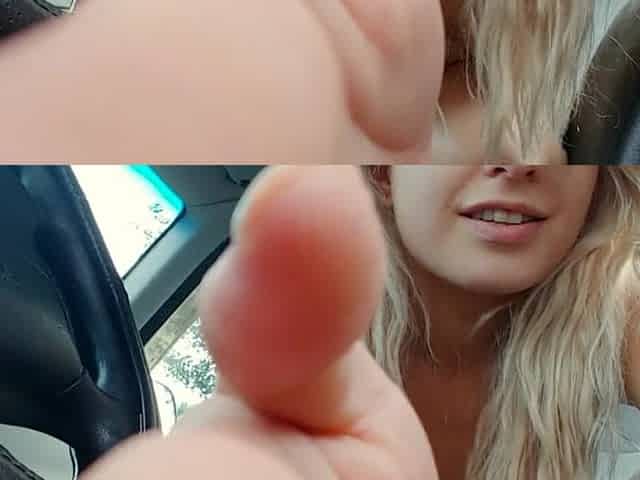 I bang myself in my truck and squirt snatch close up