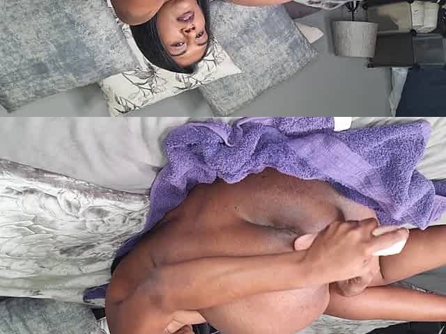 Indian DP Attempt with Double Sided Dildo