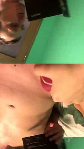 Dirty Blonde Mommy Big Boobs Smokes Masturbate