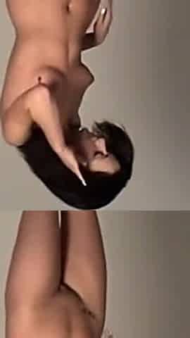 Slutty Brunette Hard Fingering to Orgasm Her Wet Hot Big Clit Pussy Vol 7