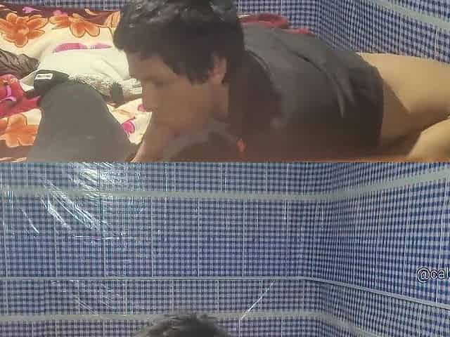 Sucking a large wet weenie
